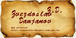 Zvezdoslav Damjanov vizit kartica